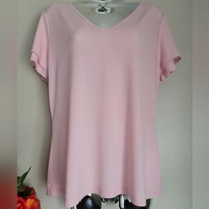 Calvin Klein Soft Pink Short Sleeve Top